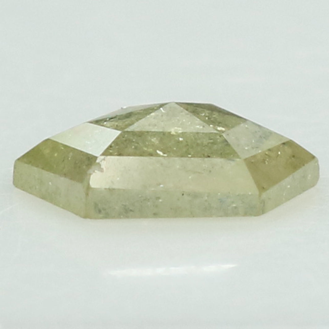0.75 Ct Natural Loose Hexagon Shape Diamond Grey Hexagon Diamond 7.50 MM Natural Loose Grey Color Diamond Hexagon Rose Cut Diamond QK2097