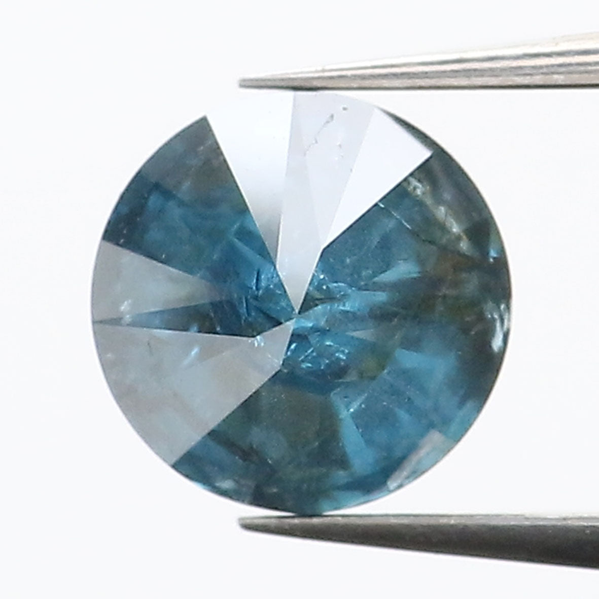 0.59 Ct Natural Loose Diamond Round Blue Color 5.02 MM GRL9420