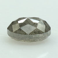 1.17 Ct Natural Loose Diamond Oval Grey Salt And Pepper Color I3 Clarity 6.70 MM KDL8693