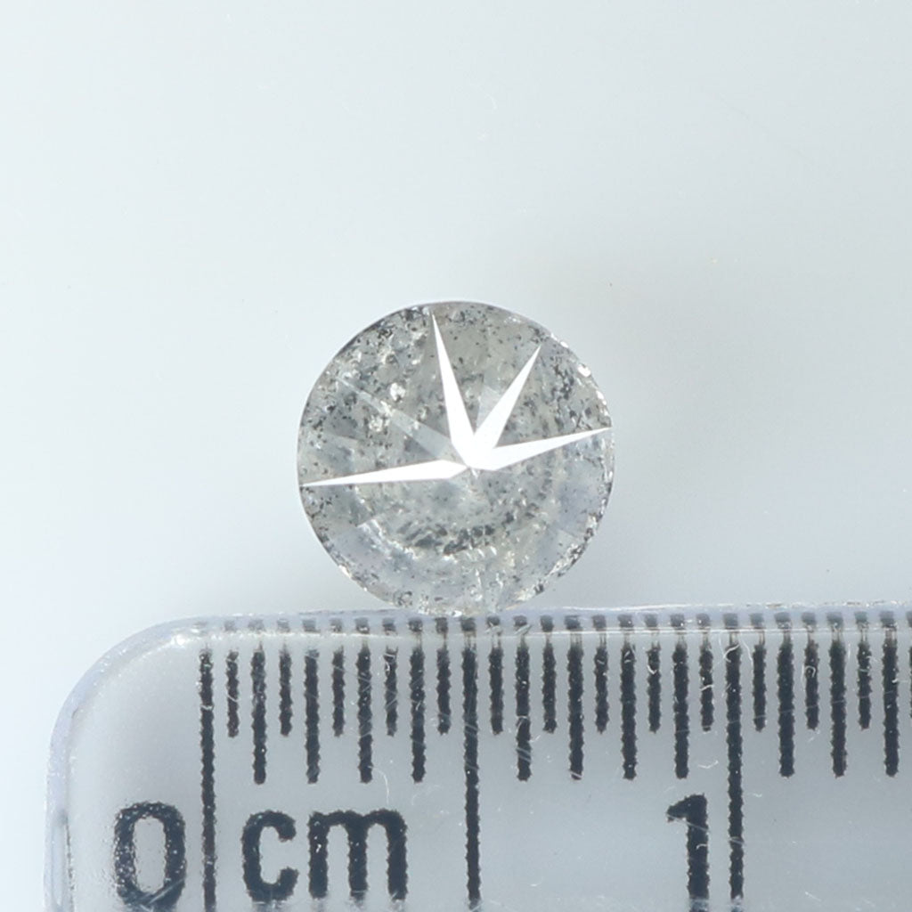 1.04 CT Natural Loose Round Shape Diamond Salt And Pepper Round Cut Diamond 6.05 MM Natural Loose Diamond Round Brilliant Cut Diamond LQ9090