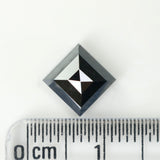 1.96 Ct Natural Loose Diamond, Kite Cut Diamond, Black Color Diamond, Rose Cut Diamond, Rustic Diamond, Real Diamond KDL9571