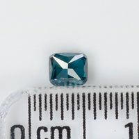 0.22 Ct Natural Loose Diamond, Cushion Diamond, Blue Diamond, Polished Diamond, Brilliant Cut Diamond, Rustic Diamond, Antique Diamond L5607