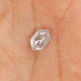 0.88 Ct Natural Loose Diamond, Hexagon Diamond, Grey Diamond, Hexagon Cut Diamond, Polished Diamond, Rose Cut Diamond Rustic Diamond KDL212