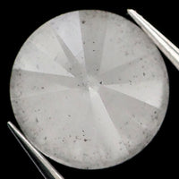 0.78 Ct Natural Loose Diamond Round Milky Grey Color I3 Clarity 5.30 MM L9382