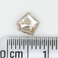 0.63 CT Natural Loose Diamond, Pentagon Diamond, Brown Diamond, Rustic Diamond, Pentagon Cut Diamond, Fancy Brown Diamond, L044