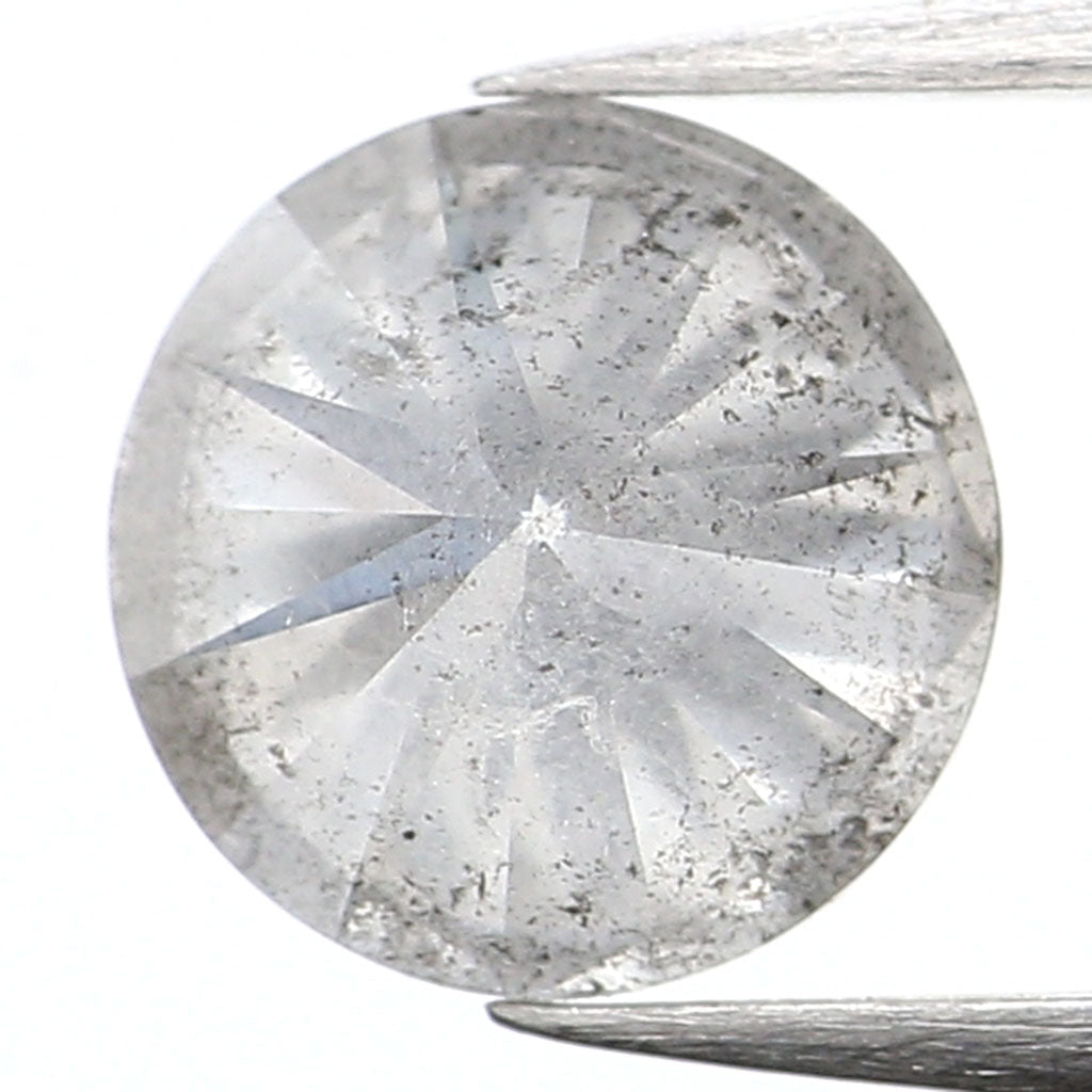 0.96 CT Natural Loose Round Shape Diamond Grey Color Round Cut Diamond 6.05 MM Natural Loose Diamond Round Brilliant Cut Diamond LQ262
