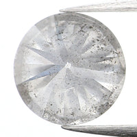 0.96 Ct Natural Loose Diamond, Grey Diamond, Round Diamond, Round Brilliant Cut Diamond, Sparkling Diamond, Rustic Diamond L262