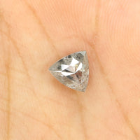 1.62 Ct Natural Loose Diamond, Triangle Diamond, Grey Diamond, Black Diamond, Salt Pepper Diamond, Geometric Diamond, Rose Cut Diamond KDL128