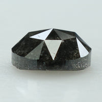 1.19 Ct Natural Loose Diamond Oval Black Grey Color I3 Clarity 6.70 MM KDK2055
