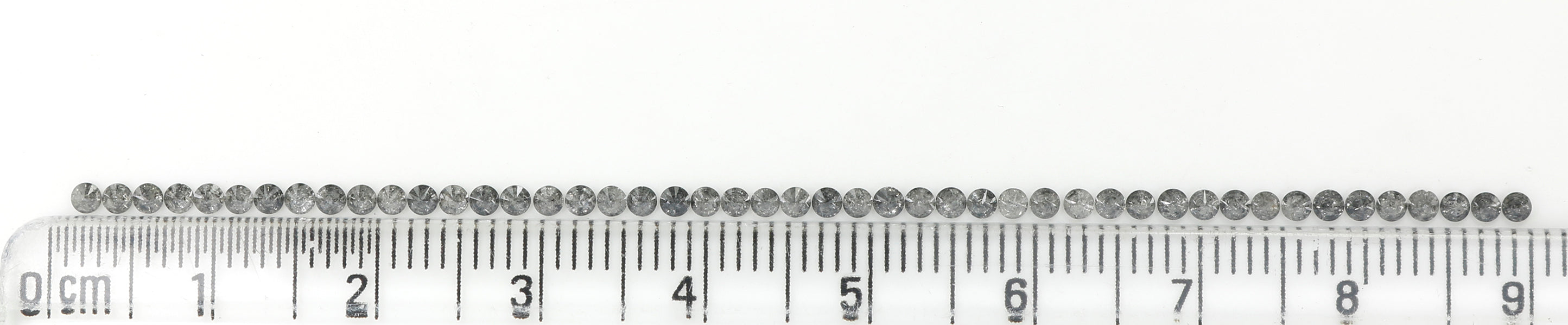 1.31 Ct Natural Loose Diamond, Round Brilliant Cut, Salt Pepper Diamond, Black Diamond, Gray Diamond, Round Cut Diamond, Real Diamond L088