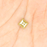 1.29 Ct Natural Loose Diamond, Kite Diamond, Yellow Diamond, Antique Diamond, Kite Cut Diamond, Rustic Diamond, Real Diamond KDK2235