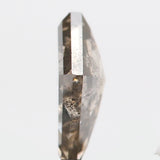 1.24 Ct Natural Loose Diamond Kite Black Brown Salt And Pepper Color 9.24 MM KDL9264