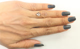 1.24 Ct Natural Loose Diamond Kite Black Brown Salt And Pepper Color 9.24 MM KDL9264