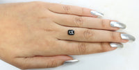 1.63 Ct Natural Loose Diamond Emerald Black Color I3 Clarity 7.80 MM KDL8372