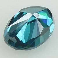 0.55 Ct Natural Loose Diamond Oval Blue Color VS Clarity 6.00 MM KDL8522
