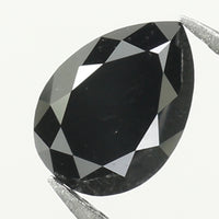 0.85 CT Natural Loose Diamond, Pear Diamond, Black Diamond, Rustic Diamond, Rose Cut Diamond, Pear Cut Diamond, Fancy Color Diamond L354