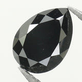 0.85 CT Natural Loose Diamond, Pear Diamond, Black Diamond, Rustic Diamond, Rose Cut Diamond, Pear Cut Diamond, Fancy Color Diamond L354
