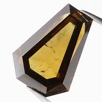 0.79 Ct Natural Loose Diamond, Coffin Cut Diamond, Brown Diamond, Rustic Diamond, Antique Diamond, Real Diamond, Minimal Diamond L374