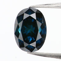 0.51 Ct Natural Loose Diamond, Oval Diamond, Blue Diamond, Antique Diamond, Oval Cut Diamond, Rustic Diamond, Real Diamond KDL664