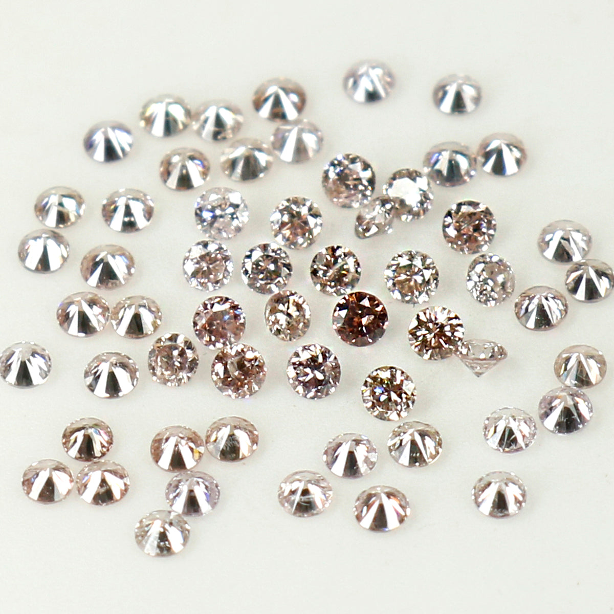 0.41 Ct Natural Loose Round Shape Diamond Pink Color Round Cut Diamond 1.15 MM Natural Loose Pink Color Round Brilliant Cut Diamond LQ818