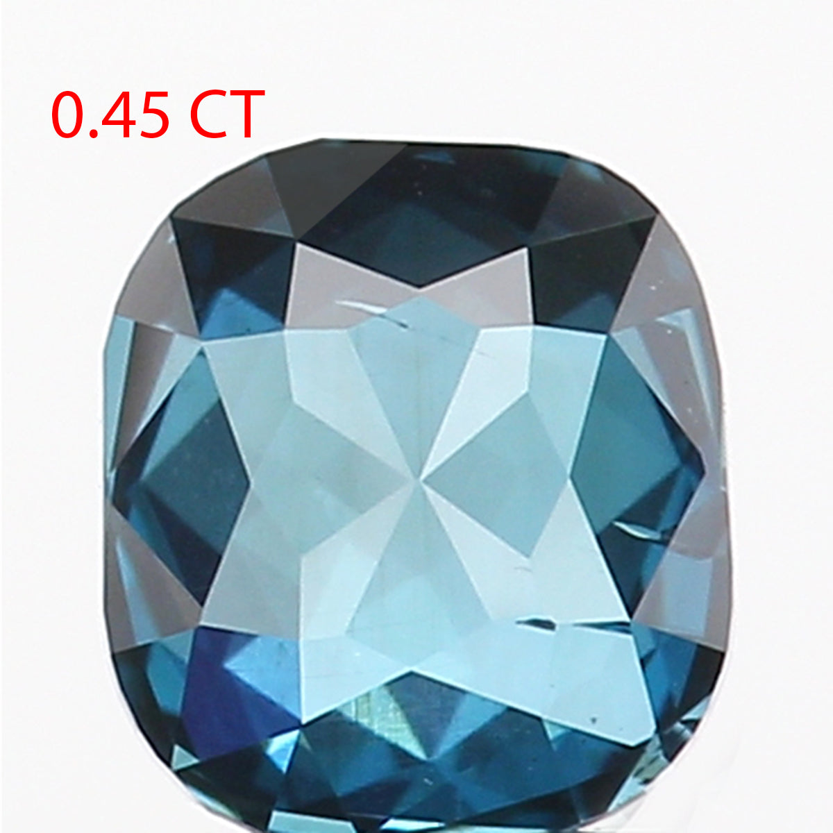 0.45 CT Natural Loose Cushion Shape Diamond Blue Color Cushion Cut Diamond 4.70 MM Natural Loose Diamond Cushion Rose Cut Diamond LQ9743