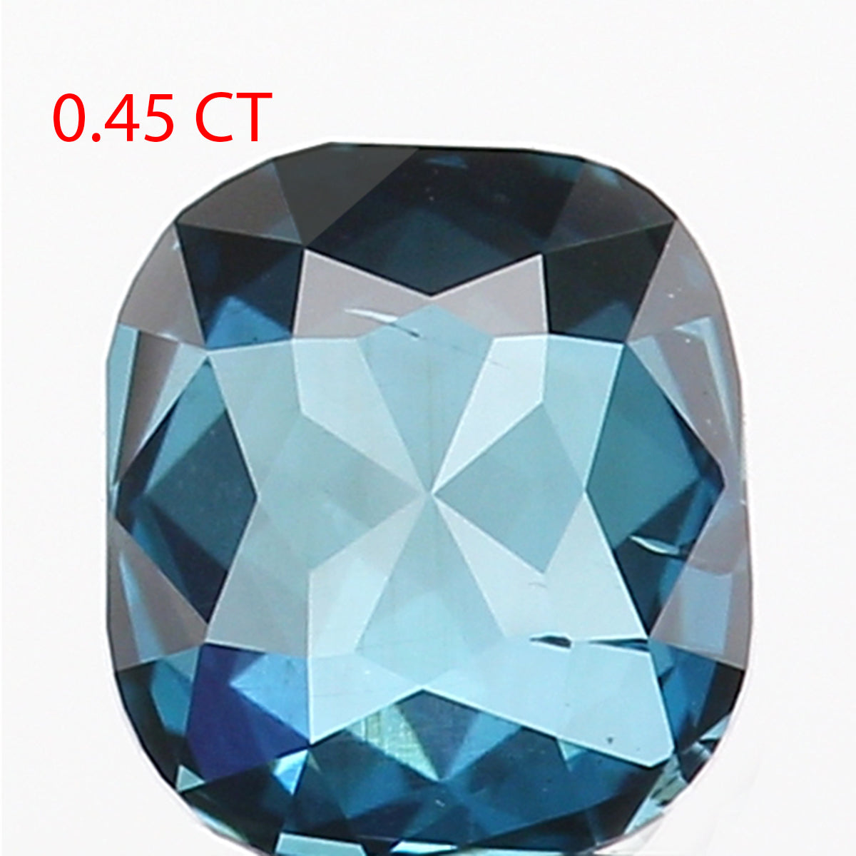 0.45 Ct Natural Loose Diamond, Cushion Diamond, Blue Diamond, Polished Diamond, Rose Cut Diamond, Rustic Diamond, Antique Diamond L9743