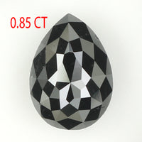 0.85 CT Natural Loose Diamond, Pear Diamond, Black Diamond, Rustic Diamond, Rose Cut Diamond, Pear Cut Diamond, Fancy Color Diamond L354