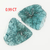 0.99 Ct Natural Loose Diamond, Slice Diamond, Blue Diamond, Polki Diamond, Real Diamond, Diamond Slice, Fancy Diamond, L783