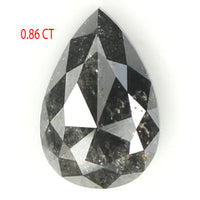 0.86 CT Natural Loose Diamond, Pear Diamond, Black Diamond, Rustic Diamond, Rose Cut Diamond, Pear Cut Diamond, Fancy Color Diamond KDL168