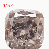 0.15 Ct Natural Loose Diamond, Cushion Diamond, Brown Diamond, Polished Diamond, Real Diamond, Rustic Diamond, Antique Diamond L5477