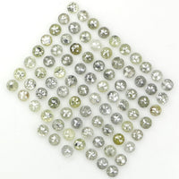 2.68 Ct Natural Loose Diamond, Round Rose Cut Diamond, Grey Diamond, Yellow Diamond, Rose Cut Diamond, Rustic Diamond, Real Diamond L092
