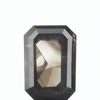 0.68 Ct Natural Loose Diamond Emerald Brown Color SI1 Clarity 5.90 MM KDL8902