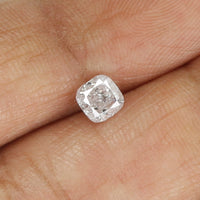 0.51 Ct Natural Loose Diamond, Cushion Diamond, Faint Pink Diamond, Polished Diamond, Real Diamond, Rustic Diamond, Antique Diamond L5761