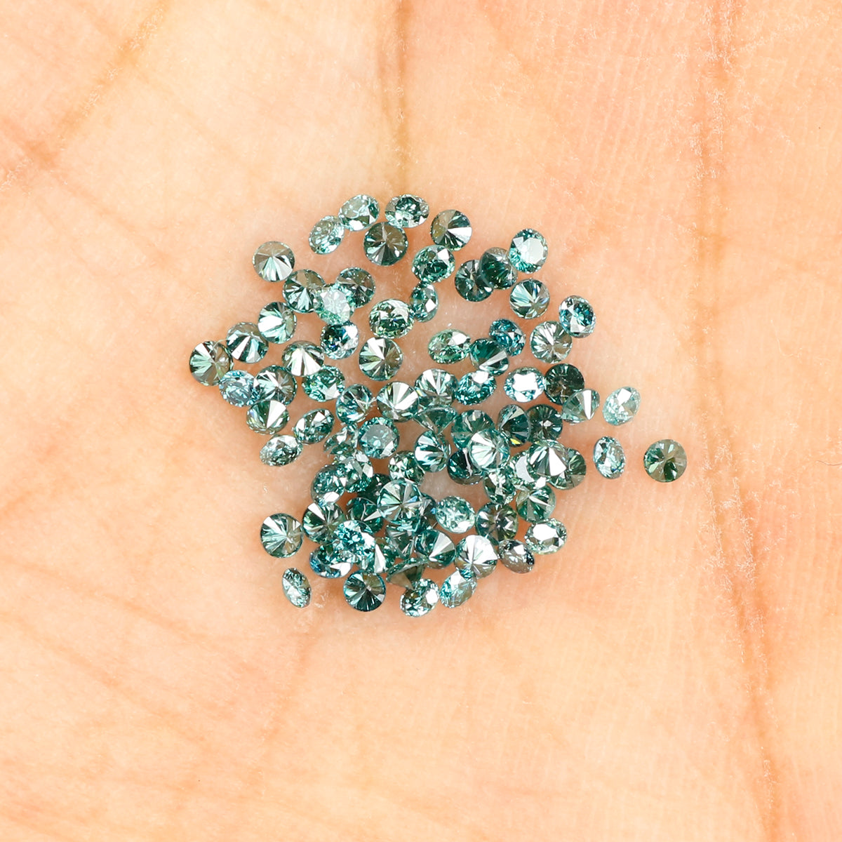 0.78 Ct Natural Loose Round Shape Diamond Blue Color Round Cut Diamond 1.25 MM Natural Loose Blue Diamond Round Brilliant Cut Diamond LQ419