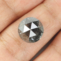 5.10 Ct Natural Loose Diamond, Round Rose Cut Diamond, Black Diamond, Gray Diamond, Salt and Pepper Diamond, Rose Cut Diamond KDL093