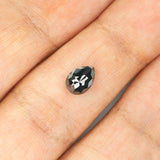 0.85 CT Natural Loose Diamond, Pear Diamond, Black Diamond, Rustic Diamond, Rose Cut Diamond, Pear Cut Diamond, Fancy Color Diamond L354