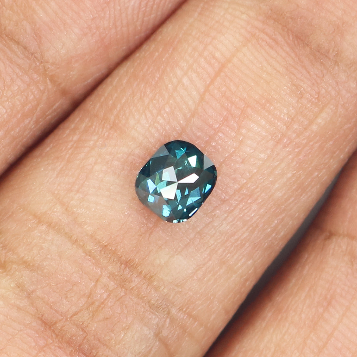 0.45 CT Natural Loose Cushion Shape Diamond Blue Color Cushion Cut Diamond 4.70 MM Natural Loose Diamond Cushion Rose Cut Diamond LQ9743