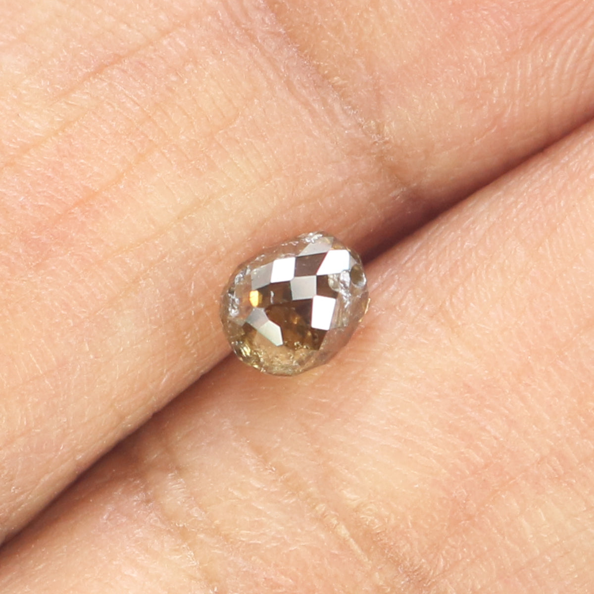 0.75 Ct Natural Loose Diamond, Briolette Diamond, Brown Diamond, Briolette Cut Bead Diamond, Polished Diamond, Faceted Diamond L126