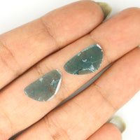 1.52 Ct Natural Loose Diamond, Slice Diamond, Blue Diamond, Polki Diamond, Real Diamond, Diamond Slice, Fancy Diamond, L728