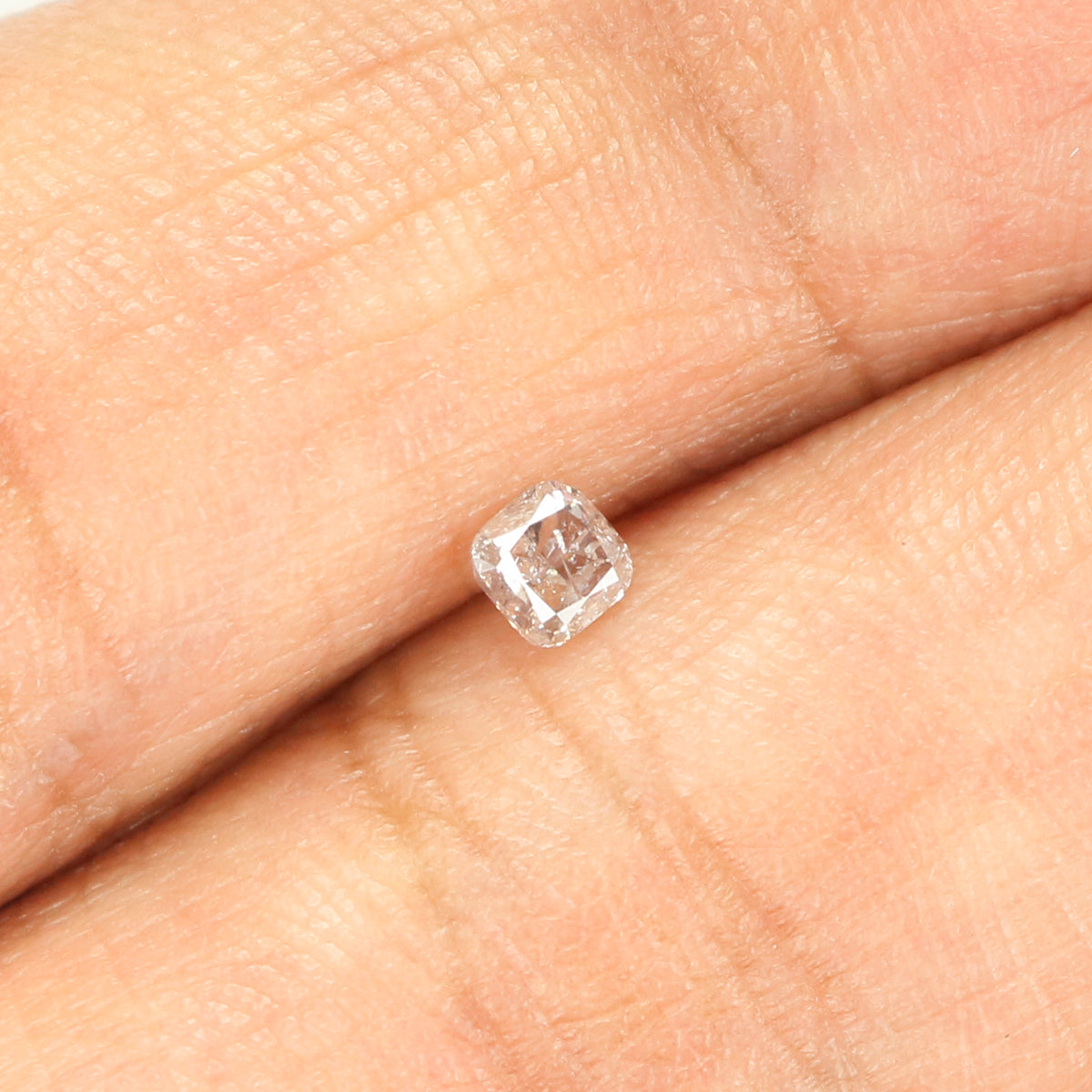 0.15 Ct Natural Loose Diamond, Cushion Diamond, Brown Diamond, Polished Diamond, Real Diamond, Rustic Diamond, Antique Diamond L5477