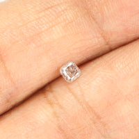 0.15 Ct Natural Loose Diamond, Cushion Diamond, Brown Diamond, Polished Diamond, Real Diamond, Rustic Diamond, Antique Diamond L5477