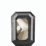 0.68 Ct Natural Loose Diamond Emerald Brown Color SI1 Clarity 5.90 MM KDL8902
