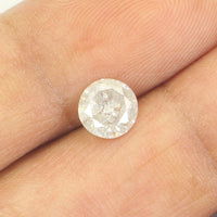 0.78 Ct Natural Loose Diamond, Grey Diamond, Round Diamond, Round Brilliant Cut Diamond, Sparkling Diamond, Rustic Diamond KDL5798