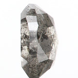 0.46 Ct Natural Loose Diamond, Oval Diamond, Black Diamond, Grey Diamond, Salt and Pepper Diamond, Antique Diamond, Real Diamond KDL383