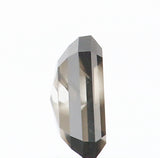 0.68 Ct Natural Loose Diamond Emerald Brown Color SI1 Clarity 5.90 MM KDL8902
