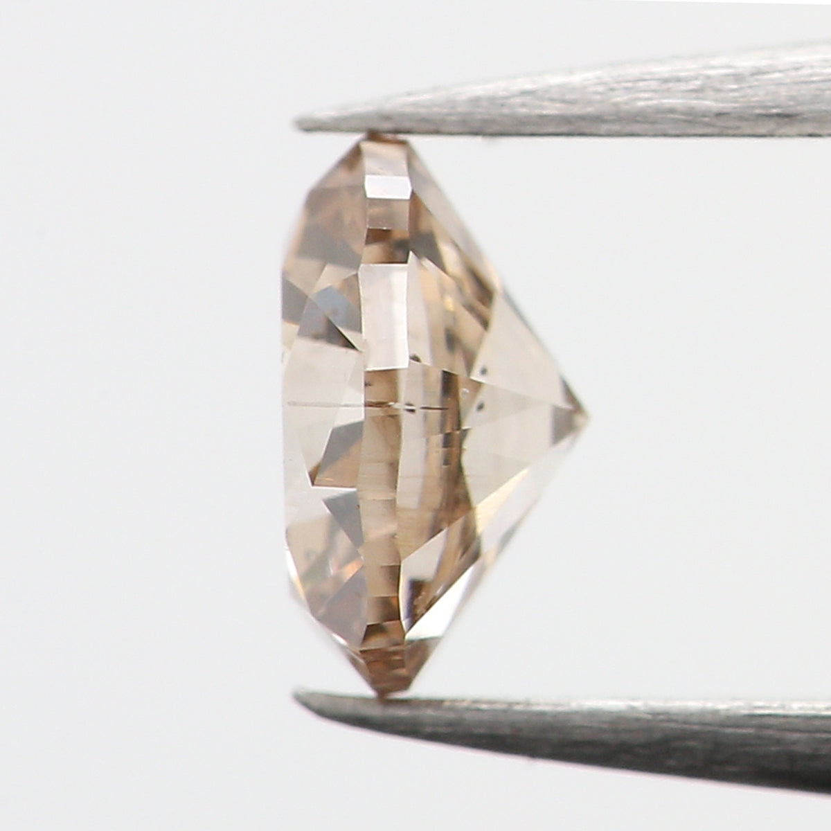 0.24 Ct Natural Loose Diamond, Oval Diamond, Brown Diamond, Antique Diamond, Rustic Diamond, Polished Diamond, Real Diamond KR2313