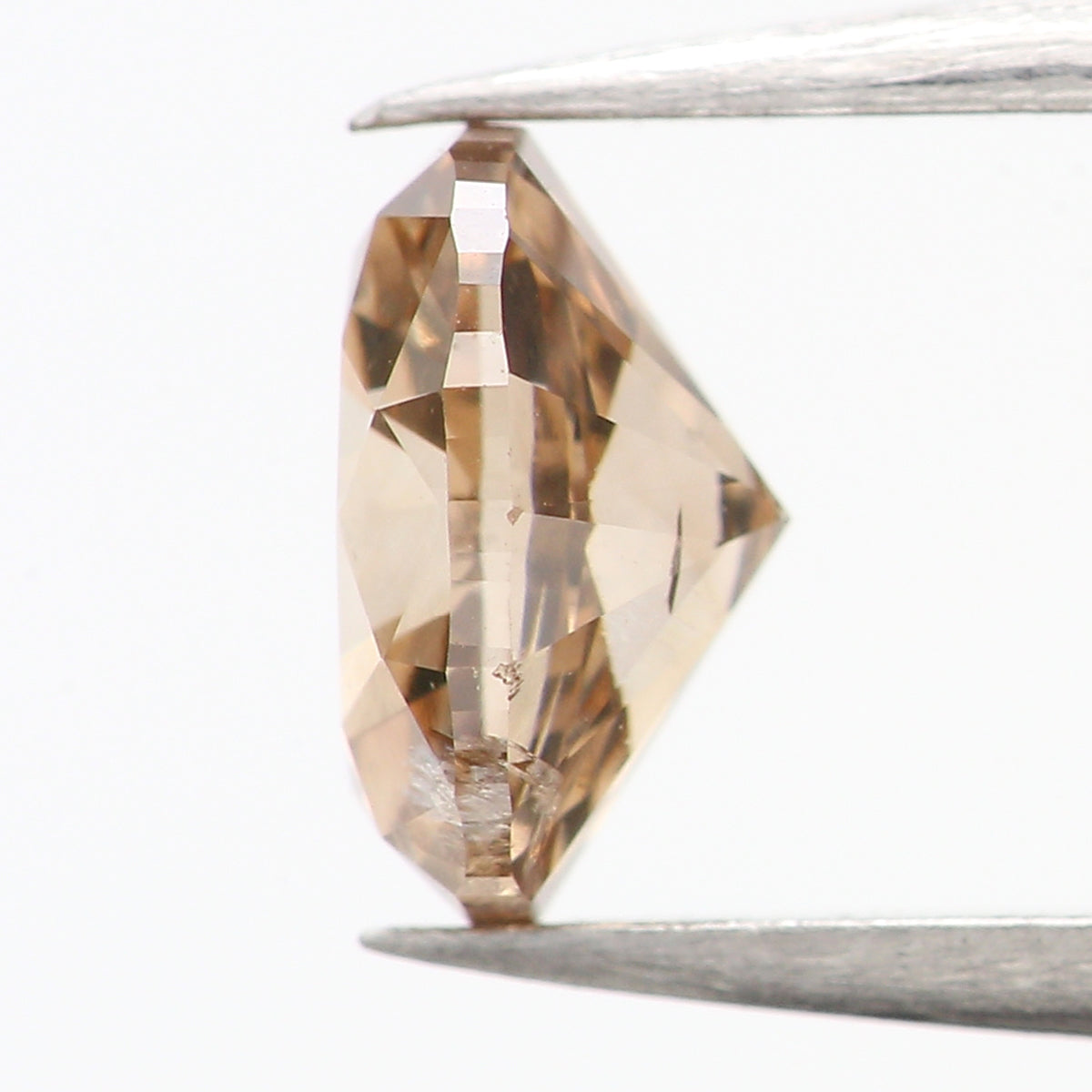 0.38 Ct Natural Loose Diamond, Oval Diamond, Brown Diamond, Antique Diamond, Rustic Diamond, Polished Diamond, Real Diamond, L836