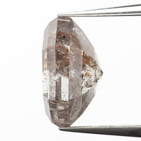 0.63 Ct Natural Loose Diamond, Hexagon Diamond, Salt and Pepper Diamond, Hexagon Cut Diamond, Polished Diamond, Rose Cut Diamond KDL9618