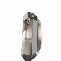 0.68 Ct Natural Loose Diamond Emerald Brown Color SI1 Clarity 5.90 MM KDL8902