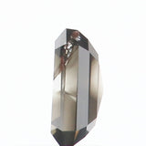 0.68 Ct Natural Loose Diamond Emerald Brown Color SI1 Clarity 5.90 MM KDL8902